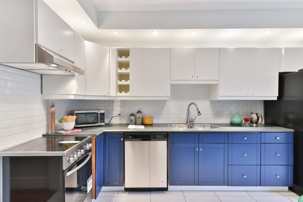 Blue Kitchen Cabinets